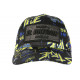 Casquette El Patron Jaune et Bleue Strass Streetwear Medellin Baseball CASQUETTES SKR