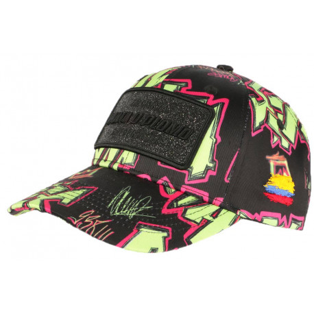 Casquette Plata o Plomo Verte et Rouge Paillettes Streetwear Bogota Baseball CASQUETTES SKR