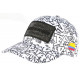 Casquette Plata o Plomo Blanche et Noire Strass Streetwear Bogota Baseball CASQUETTES SKR