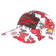 Casquette Plata o Plomo Rouge blanche et Noire Strass Streetwear Colombia CASQUETTES SKR