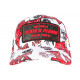 Casquette Plata o Plomo Rouge blanche et Noire Strass Streetwear Colombia CASQUETTES SKR