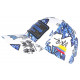Casquette Plata o Plomo Bleue et Blanche Paillettes Streetwear Colombia CASQUETTES SKR
