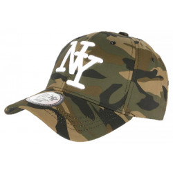 Casquette NY camouflage Vert Marron Kaki Fashion Baseball Kaptyn CASQUETTES Hip Hop Honour