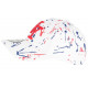 Casquette NY Rouge Bleue et Blanche Print Tags Streetwear Baseball Paynter CASQUETTES Hip Hop Honour