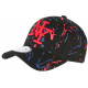 Casquette NY Rouge Bleue et Noire Style Tags Streetwear Baseball Paynter CASQUETTES Hip Hop Honour