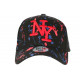 Casquette NY Rouge Bleue et Noire Style Tags Streetwear Baseball Paynter CASQUETTES Hip Hop Honour