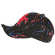 Casquette NY Rouge Bleue et Noire Style Tags Streetwear Baseball Paynter CASQUETTES Hip Hop Honour