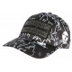 Casquette Piraterie Music Noire Strass Print Streetwear Baseball Booba CASQUETTES Piraterie Music