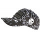 Casquette Piraterie Music Noire Strass Print Streetwear Baseball Booba CASQUETTES Piraterie Music