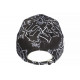 Casquette Piraterie Music Noire Strass Print Streetwear Baseball Rap CASQUETTES Piraterie Music