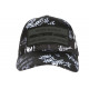 Casquette Piraterie Music Noire Reflect Strass Streetwear Baseball Booba CASQUETTES Piraterie Music