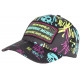 Casquette Piraterie Music Bleue Noire Strass Streetwear Baseball Rap CASQUETTES Piraterie Music