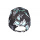 Casquette Piraterie Music Turquoise Noire Glitter Streetwear Baseball CASQUETTES Piraterie Music