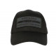 Casquette Piraterie Music Noire Ecusson Reflect Streetwear Baseball CASQUETTES Piraterie Music