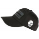 Casquette Piraterie Music Noire Ecusson Reflect Streetwear Baseball CASQUETTES Piraterie Music