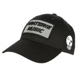 Casquette Piraterie Music Noire Reflect Patch Streetwear Baseball CASQUETTES Piraterie Music