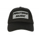 Casquette Piraterie Music Noire Reflect Patch Streetwear Baseball CASQUETTES Piraterie Music