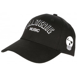 Casquette La Piraterie Rap Noire Broderie Music 3D Streetwear Baseball CASQUETTES Piraterie Music