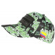 Casquette Plata o Plomo Verte et Noire Paillettes Medellin Baseball CASQUETTES SKR