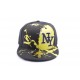 Snapback NY Noire et jaune façon Tag ANCIENNES COLLECTIONS divers