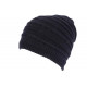 Bonnet Long Bleu Marine Rasta Laine Doublure Polaire Fashion Wack BONNETS Nyls Création