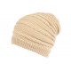 Bonnet Long Beige Rasta Laine Doublure Polaire Fashion Wack BONNETS Nyls Création