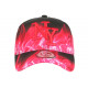 Casquette NY Rouge et Noire Print Streetwear Baseball Fire CASQUETTES Hip Hop Honour