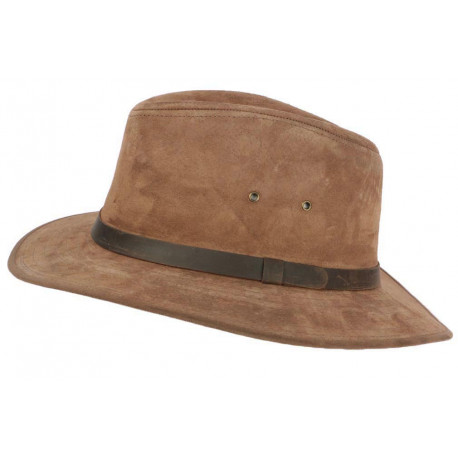 Chapeau Cuir Marron Traveller Tradition Flinder Aussie Apparel ANCIENNES COLLECTIONS divers