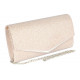 Pochette Femme Champagne Brillante Mariage Soiree Ambella Pochette cérémonie Nyls Création