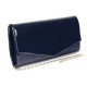 Pochette Femme Bleue Vernis Mariage Soiree Ceremonie Magnifa Pochette cérémonie Nyls Création