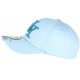 Casquette NY Bleu Clair Tags Gris City Fashion Baseball Noryk CASQUETTES Hip Hop Honour