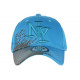 Casquette NY Bleue Tags Noirs City Sportswear Baseball Noryk CASQUETTES Hip Hop Honour