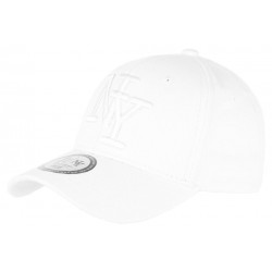 Casquette NY Blanche Classe Visiere Baseball Stazky CASQUETTES Hip Hop Honour