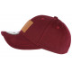 Casquette NY Rouge Patch Cuir NY Marron Classe Baseball Major CASQUETTES Hip Hop Honour