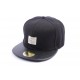 Snapback JBB Couture Noir avec visière serpent ANCIENNES COLLECTIONS divers