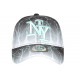 Casquette NY Grise et Bleue Print Original Streetwear Baseball Fashion Eklyr CASQUETTES Hip Hop Honour