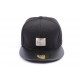 Snapback JBB Couture Noir avec visière serpent ANCIENNES COLLECTIONS divers