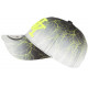 Casquette Enfant Jaune Fluo et Grise design Original Eklyr NY Baseball de 7 à 12 ans Casquette Enfant Hip Hop Honour