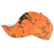 Casquette Enfant Militaire Orange et Noire NY Baseball Kyska 7 a 12 ans Casquette Enfant Hip Hop Honour