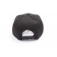 Snapback JBB Couture Noir avec visière serpent ANCIENNES COLLECTIONS divers