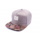 Snapback JBB Couture Marron argent visière imprimée ANCIENNES COLLECTIONS divers