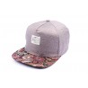 Snapback JBB Couture Marron argent visière imprimée ANCIENNES COLLECTIONS divers