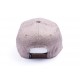 Snapback JBB Couture Marron argent visière imprimée ANCIENNES COLLECTIONS divers