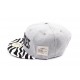 Snapback JBB Couture Grise et visière Zèbre ANCIENNES COLLECTIONS divers