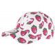 Casquette NY Rose Imprimé de Fraises Rouges Original Baseball Fruitus CASQUETTES Hip Hop Honour