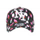 Casquette NY Rose et Noire design Ice Cream Original Baseball Fruitus ANCIENNES COLLECTIONS divers