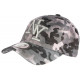 Casquette NY Camouflage Grise et Noire Fashion Army Baseball Kaska CASQUETTES Hip Hop Honour