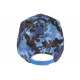 Casquette Enfant Camouflage Bleue et Noire NY Baseball Kyska 7 a 12 ans Casquette Enfant Hip Hop Honour