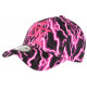 Casquette Enfant Rose et Noire Print Eclairs Baseball Stormy 7 a 12 ans Casquette Enfant Hip Hop Honour