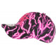 Casquette Enfant Rose et Noire Print Eclairs Baseball Stormy 7 a 12 ans Casquette Enfant Hip Hop Honour